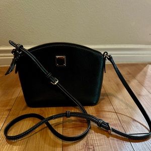 Dooney & Bourke Pebble Leather Suki Crossbody Black